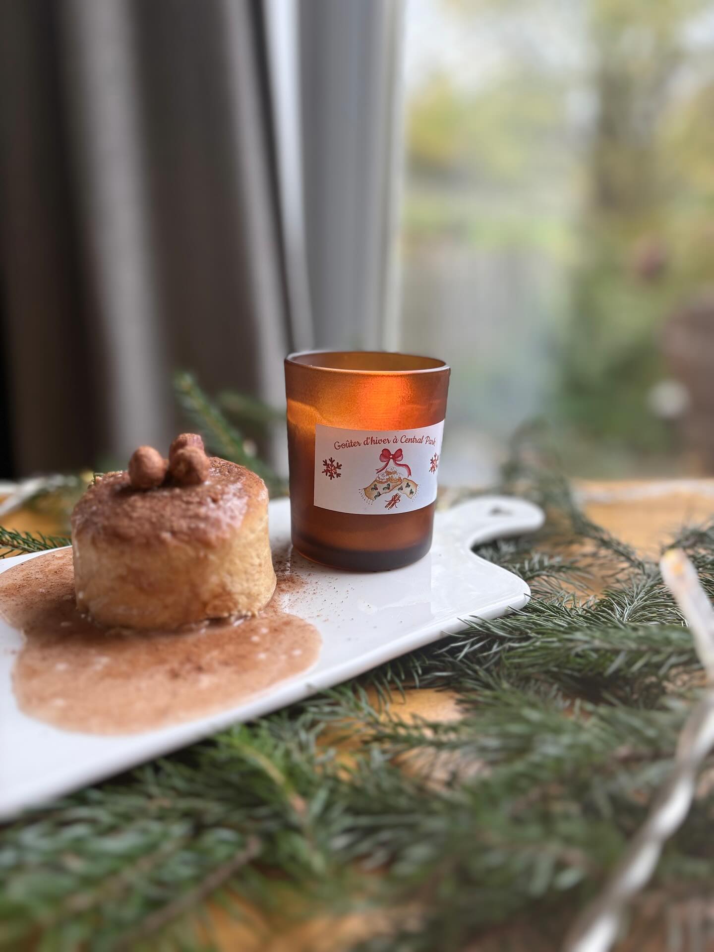 Bougie "Goûter d'hiver à Central Park"