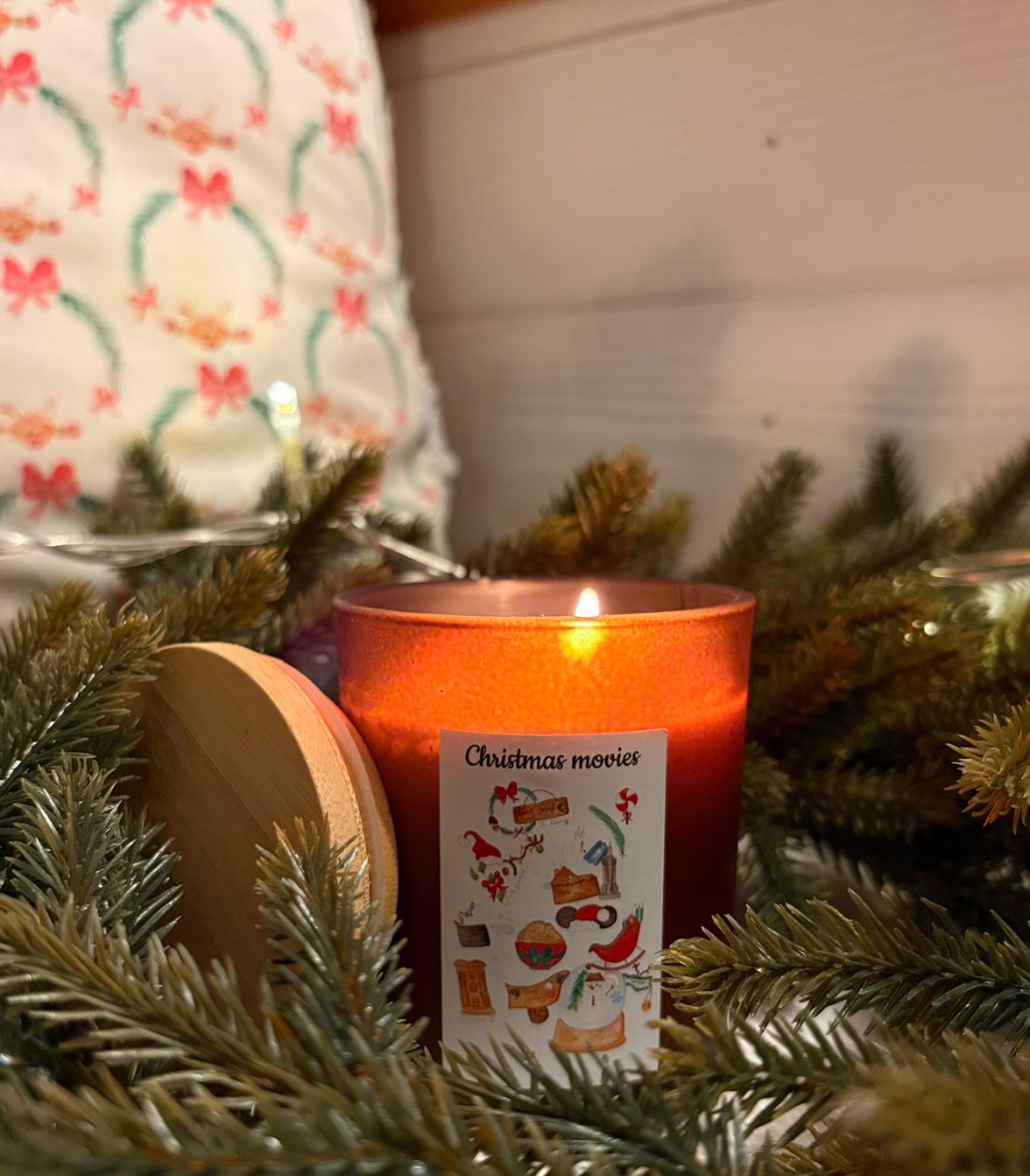 Bougie "Christmas movies"